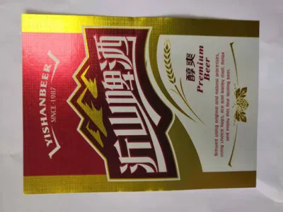  Stampa offset e stampa UV etichette metallizzate per birra