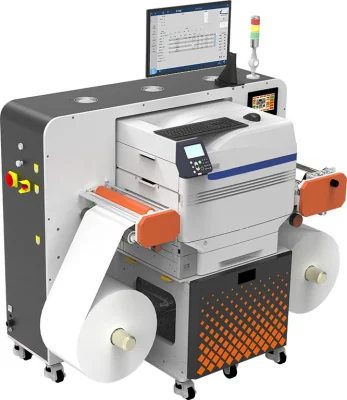  Etichette digitali Darui K1 330mm ad alta risoluzione per rotolo macchina a. Stampante digitale con 5 colori CMYKW toner bianco Konica