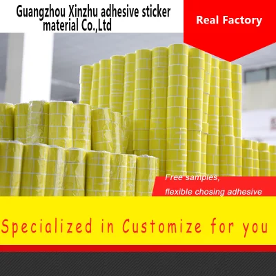  Factory Direct Sell etichetta colorata vuota etichetta con codice a barre Sticker termico Rotolo di carta 60*40*800