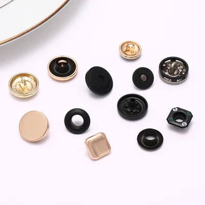  Bottoni Tuxedo Stud Buttons Removable Rhinestones Zinc lega link Cufflink oro
