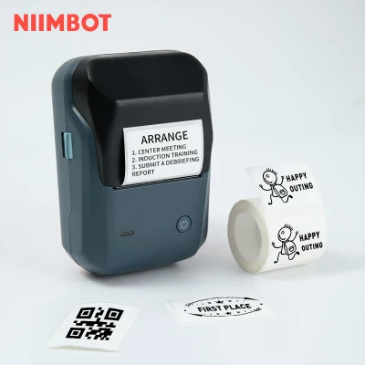  Stampante portatile portatile portatile per etichette Mini Photo Printer Pocket Niimbot B1 Stampante termica Bluetooth wireless