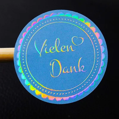  Adesivo in vinile personalizzato Stampa adesivo in vinile lucido argento/oro con logo stampato adesivo in vinile Etichetta stampata