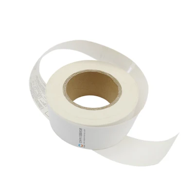  Rotolo di etichette bianche di carta termica campione di alta qualità Rimuovi prodotti per linea aerea monouso Tag per aereo a basso prezzo