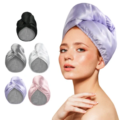  Berretto Turban a doppia asciugatura in microfibra Soft Luxury Hair Asciugamano