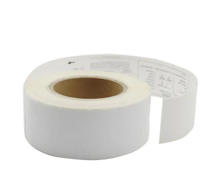  Etichetta di trasporto di carta termica di alta qualità del produttore di Hush Prodotti materiale autoadesivo rotolo di carta materia prima per Airline