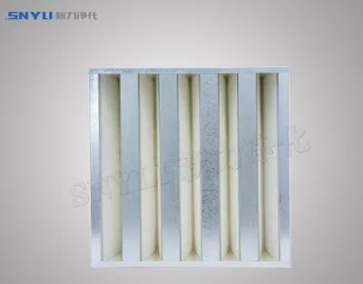 Filtro aria HEPA V-Cell per condizionamento aria (H12/H13/H14) filtro a cartuccia per Collettore di polveri