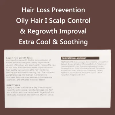 Prevenzione della perdita dei capelli Oily i capelli controllo del cuoio capelluto &amp; ricrescita Aumento della crescita dei capelli tonico