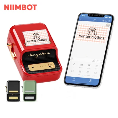  Stampante portatile per etichette per codici a barre mini adesivi termici B21 per gioielli Niimbot