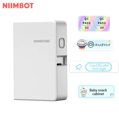  Sistema di riscaldamento a colori intelligente con Mini Bluetooth portatile con codice a barre B18 Niimbot Stampante etichette di trasferimento