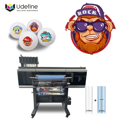  Udefine Digital Printers UV DTF stampante Roll to Roll con Laminatrice UV DTF Sticker UV DTF stampante di stampa