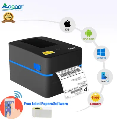  Wireless Supermarket Shopping Barcode Stickers etichette stampante termica Stampante termica per etichette Prezzo Imprimante te Rmica
