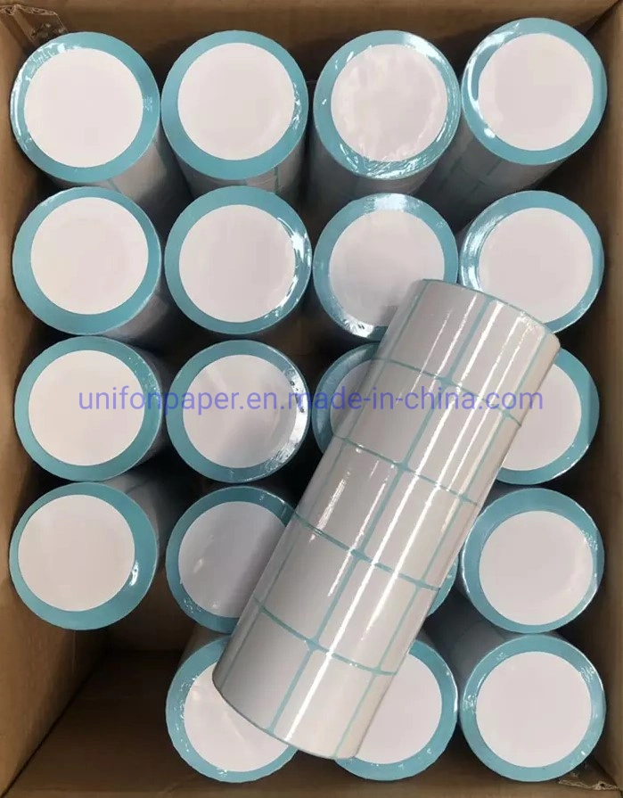 Custom Waterproof Self Adhesive Thermal Sticker Barcode Label Printing Roll