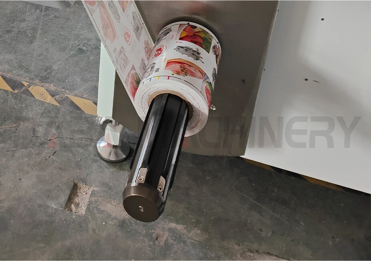 Adhesive Film Label Offset Printing Flat Die Cutting Jumbo Roll Slitting Finishing Machine