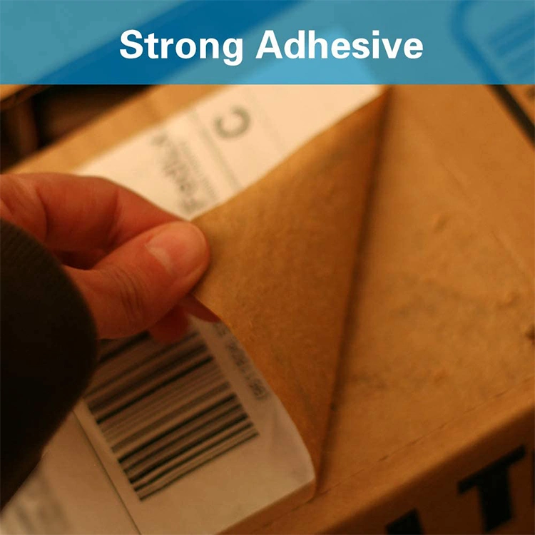 Fanfold Eco Waybill Shipping Adhesive Packaging 4X6 6X4 100X150 58X40 4X5 A4 Thermal Label Sticker