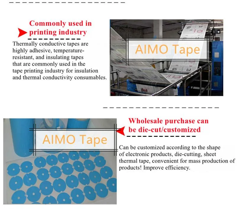 Double Sided Thermally Conductive Adhesive Heat Transfer Tapes for LED Lighting