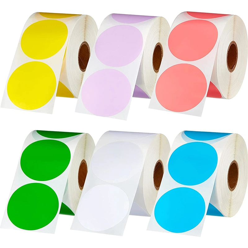 Custom Packaging Private Self Adhesive Stickers Vinyl Woven Labeling Roll Thermal Transfer Label Paper