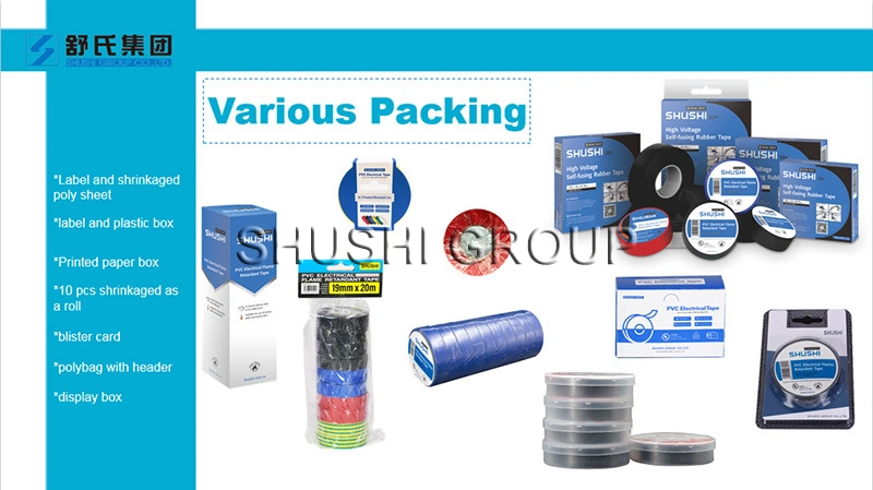 Electrical PVC Insulating Tape RoHS2.0 Approval