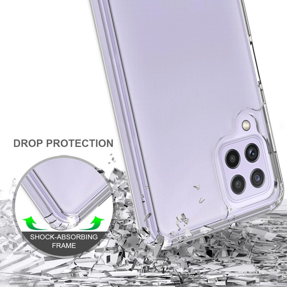 Transparent Shockproof Bumper TPU Scratch-Proof Phone Case for Samsung Galaxy A22