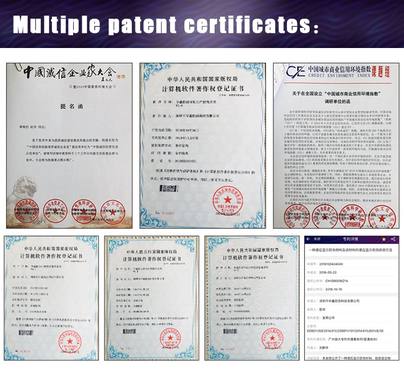 Fluorescent Trademark Sticker Custom Anti-Counterfeiting Serial Number Security Label