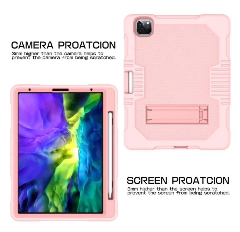 Anti-Scratch Drop-Proof Silicone PC Protective Case for iPad 12.9 PRO