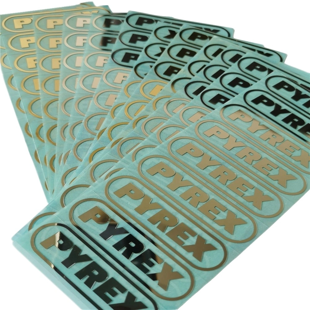 Customized Stainless Steel Embossed Logo Sticker Label