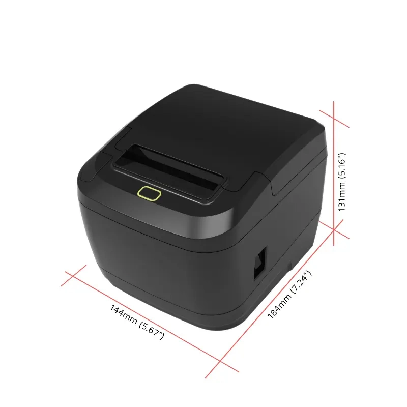 3inch Thermal Barcodes Sticker Compact Desktop 80mm Label Printer for Lottery Machines