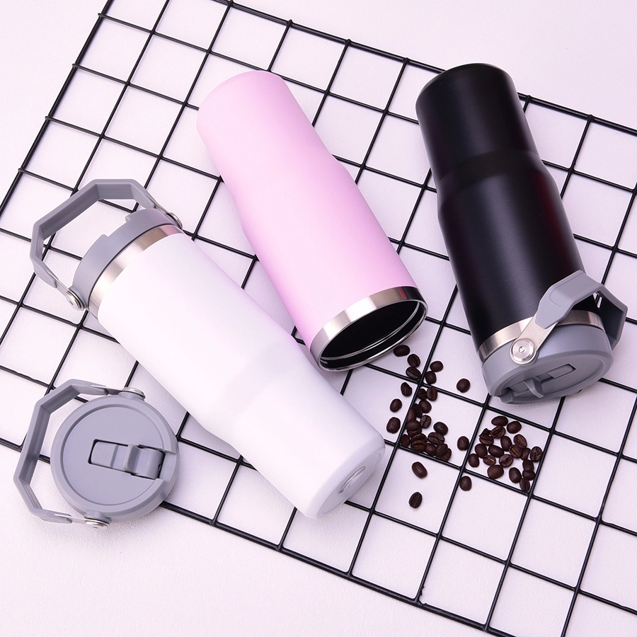 BPA Free Fancy Wholesale Drinking OEM Colorful Metal Custom Portable Thermal Vacuum Gym Termos Hot Sports Insulated Stainless Steel Flask Water Bottle