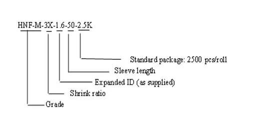 PE Heat Shrink Sleeve for Cable Tubing