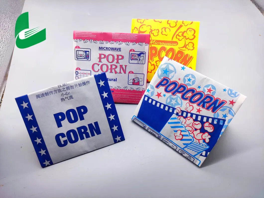 Wholesale Making Brand Oil Proof Microwave Popcorn Paper Bag