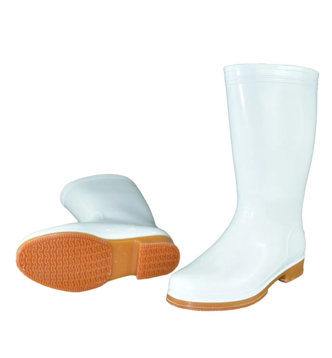 High Quality PVC Oil Proof Milk Processing Cleanroom Meat Factory Colorful High Quality Safety Comfort Non-Slip Shoes Men Women Working Boots for Men and Women