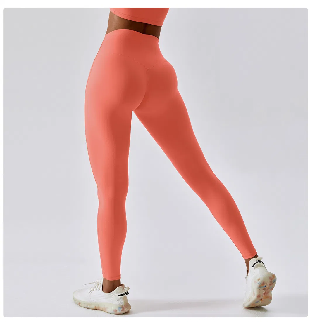 Hip-Lifting Running Quick-Drying Fitness Pants High-Waisted Gym Women Leggings Sports Wear