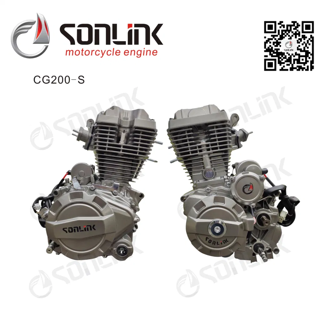 150cc/200cc/250cc Honda Bajaj Bm Tvs Zongshen Haojue Cg Gn Motorycle Part/Parts Engine (SL162FMJ-I)