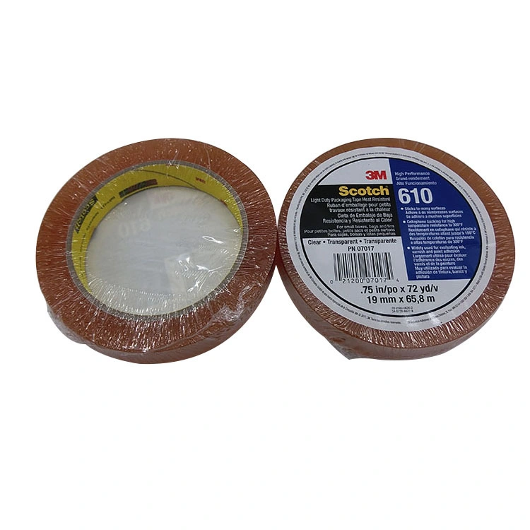 Heat Resistance 3m Scotch 610 Cellophane Film Testing Tape