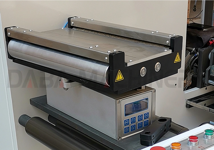Adhesive Film Label Offset Printing Flat Die Cutting Jumbo Roll Slitting Finishing Machine