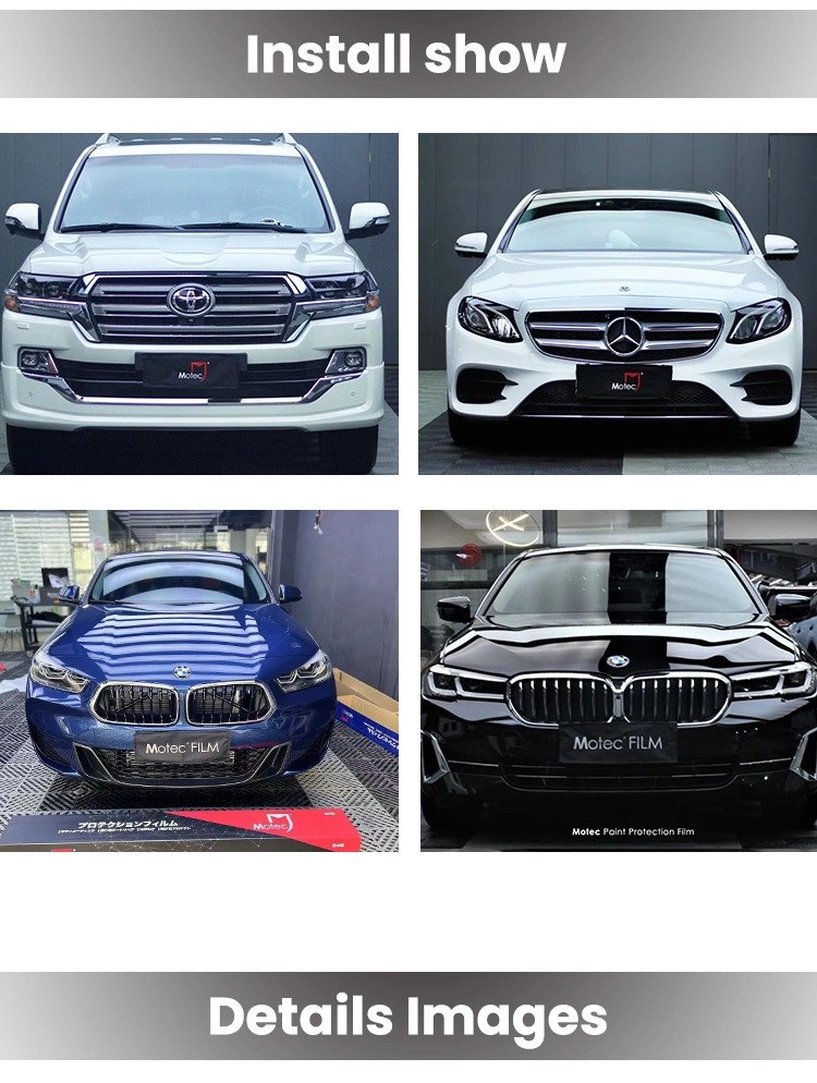 Auto Healing No Yellowish Scratch Proof TPU 8.5mil Paint Protection Film Ppf