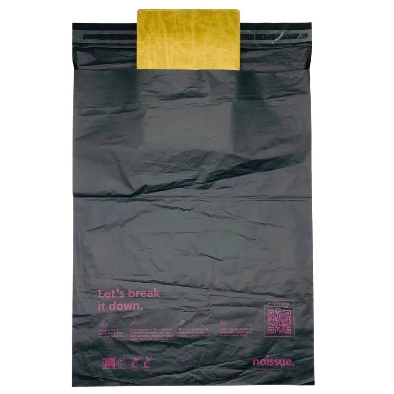 100%Biodegradable Plastic Tear-Proof Mailer Bag Custom Logo Cornstarch Packaging Mailing Bag on Sale