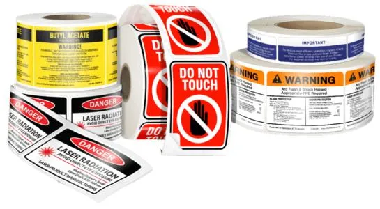 Flexographic Printing Adhesive Sticker Carton Merchandise Electronic Shelf Label