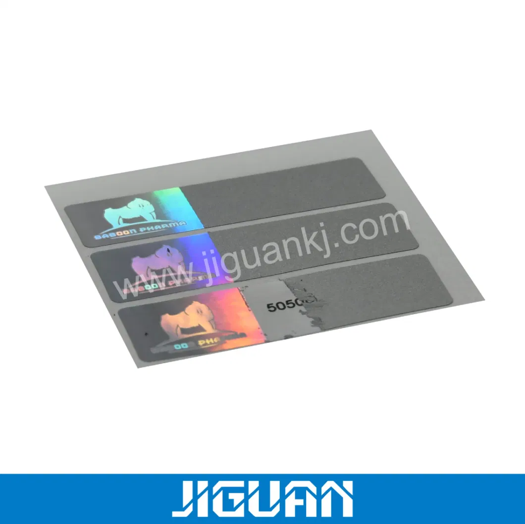 Custom Barcode Laser Effect High-Quality Anti-Counterfeit Sticker Label