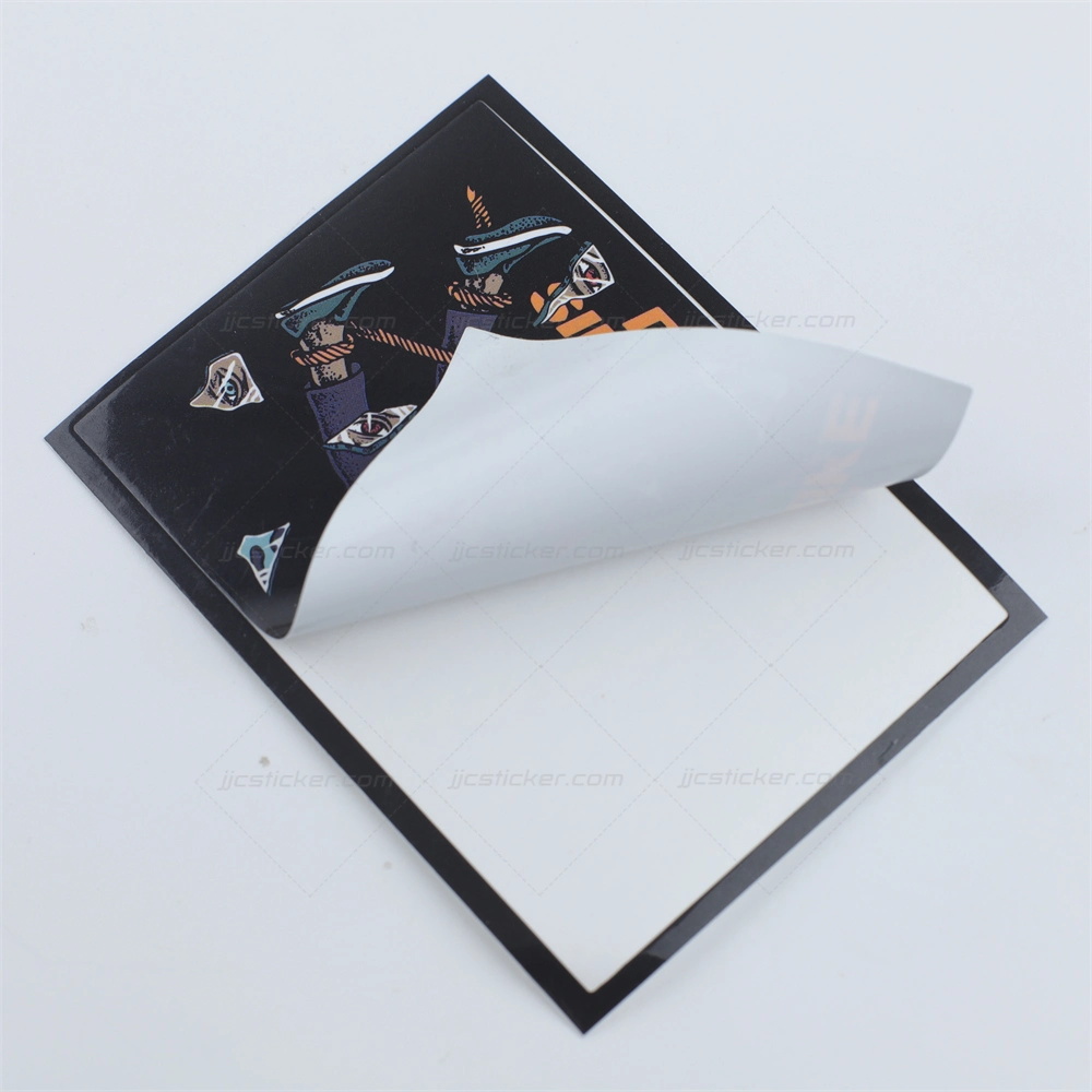 Digital Label and Slitting Custom PVC Kiss Cut Adhesive Sticker Sheet