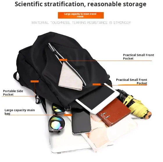 Scratch Proof Waterproof Unisex Backpack Business Office Laptop Backpacks