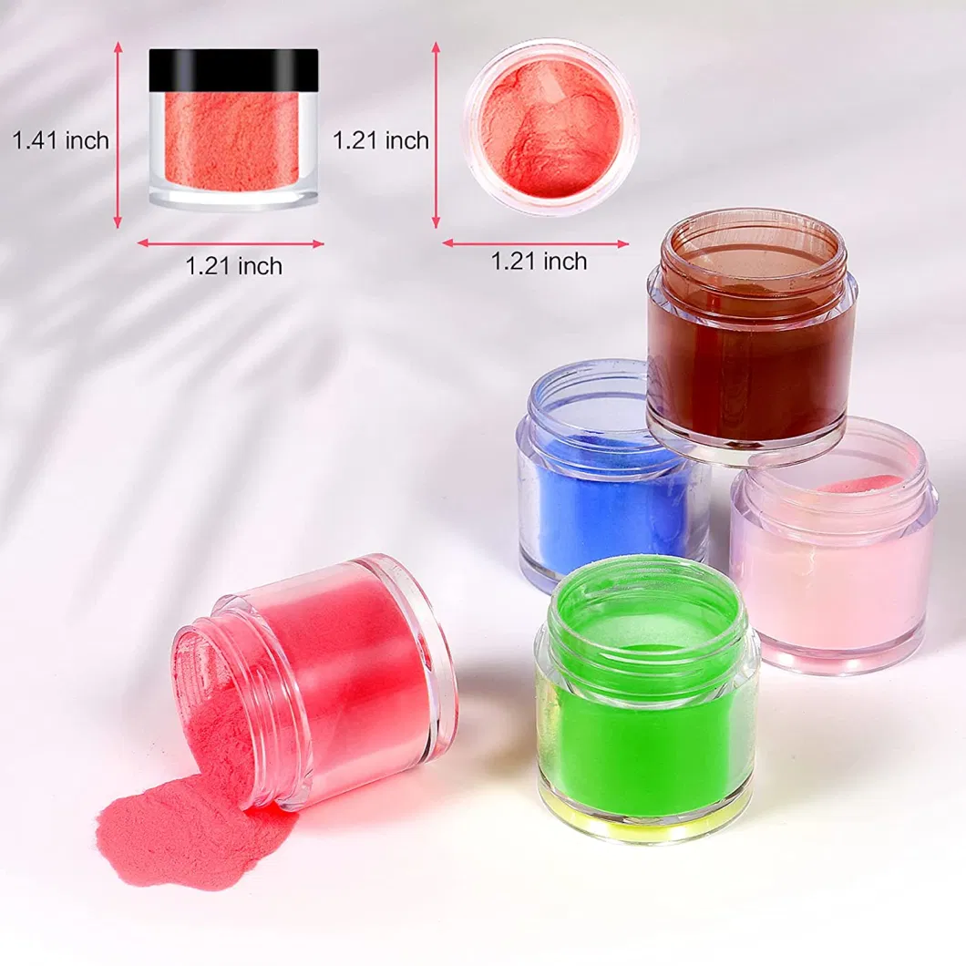 Fast Drying Nail Acrylic Nail DIP Dipping System Color Glitter Powder