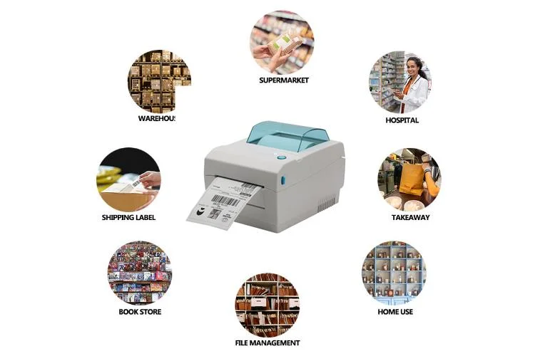 4X6 Label Printer Thermal Wireless Sticker Printer for Logistics