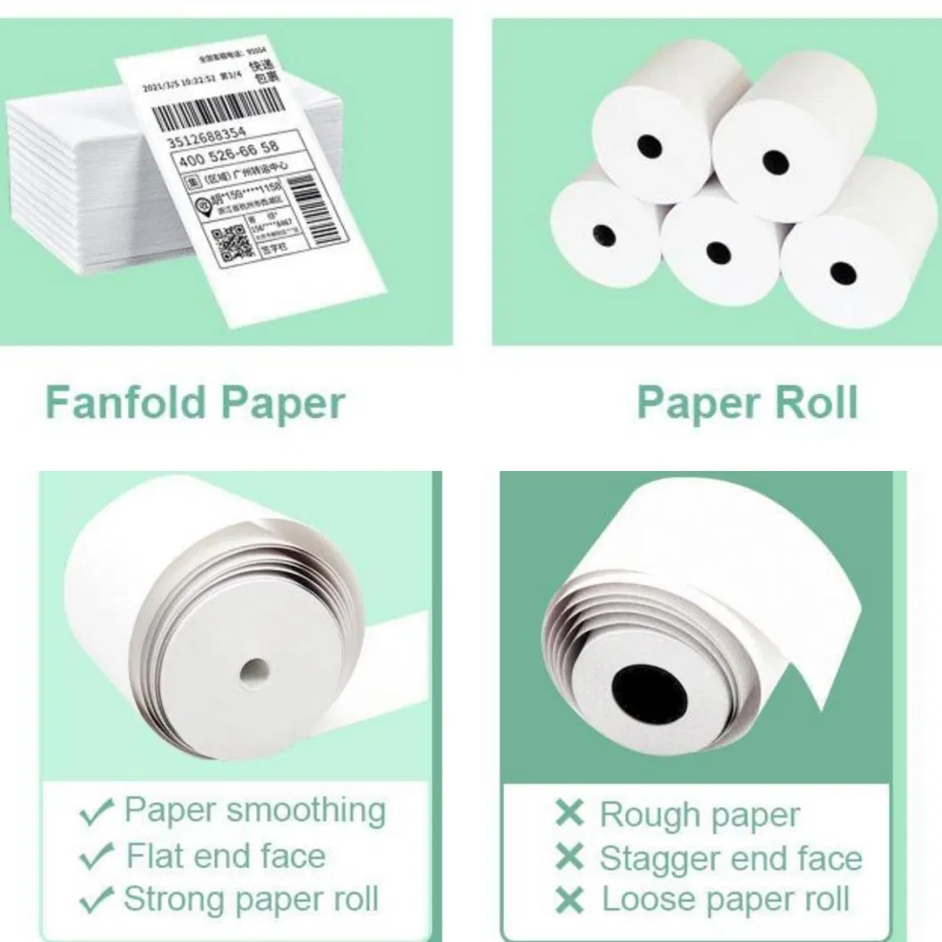 China Top Supplier High Quality Top Coated 80*80mm Till Rolls Thermal Paper