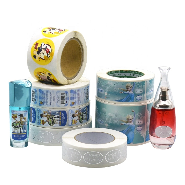 Custom Printing Vinyl Paper Logo Product Bottle Cosmetic Sticker Label