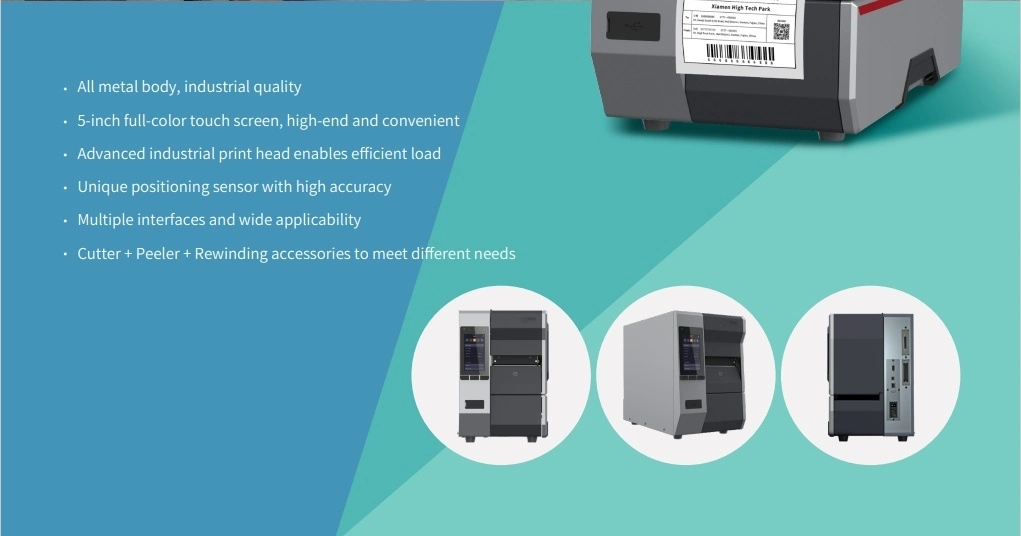 HPRT 4 Inch IK4 203dpi 300dpi 600dpi RFID Industrial Grade Thermal Transfer Barcode Label Printer