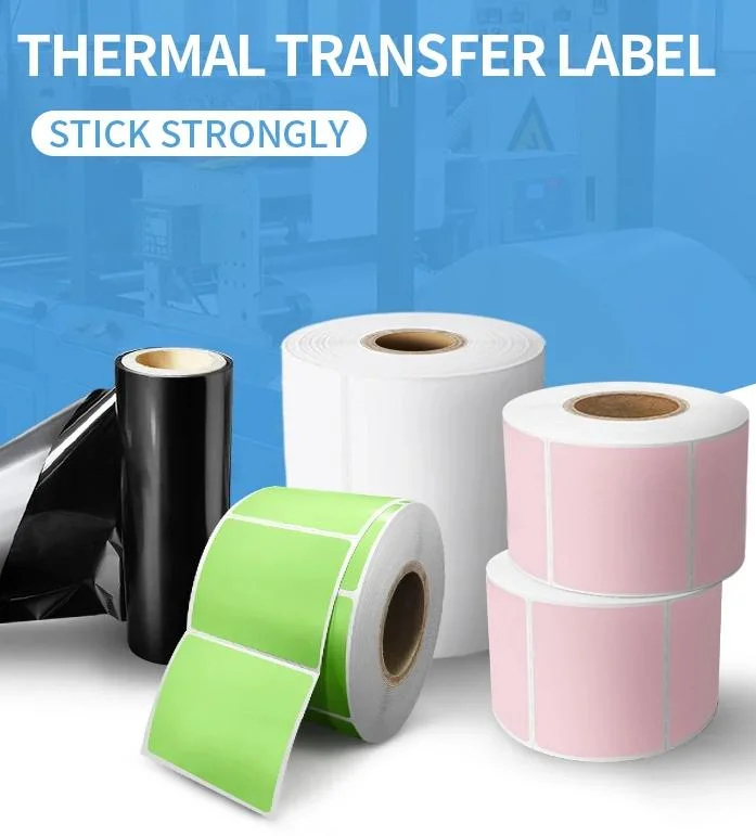 Coated Paper BOPP PP Pet PVC Material Thermal Sticker Label for Food Cosmetic Bottle Package