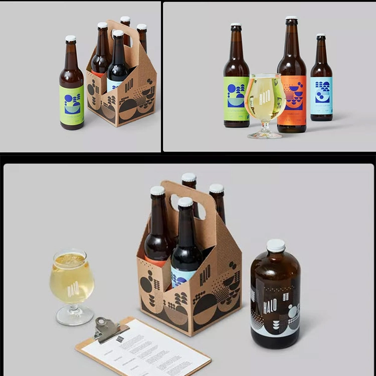 Custom Synthetic Paper Digital Printing Beer Label Roll Waterproof Glass Bottle Packaging