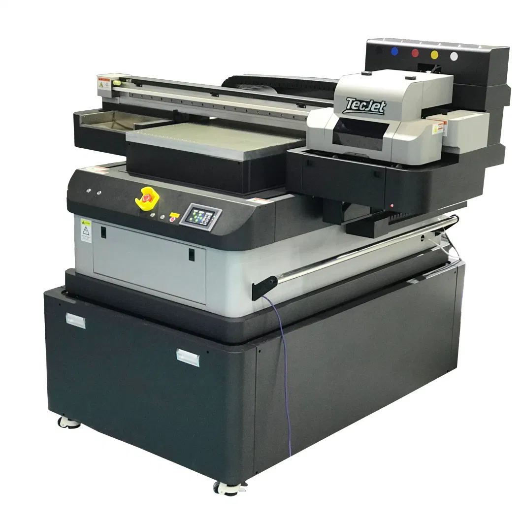 Tecjet 6090g UV Digital Inkjet Label Printer Plastic Card Printing Machine UV Printer