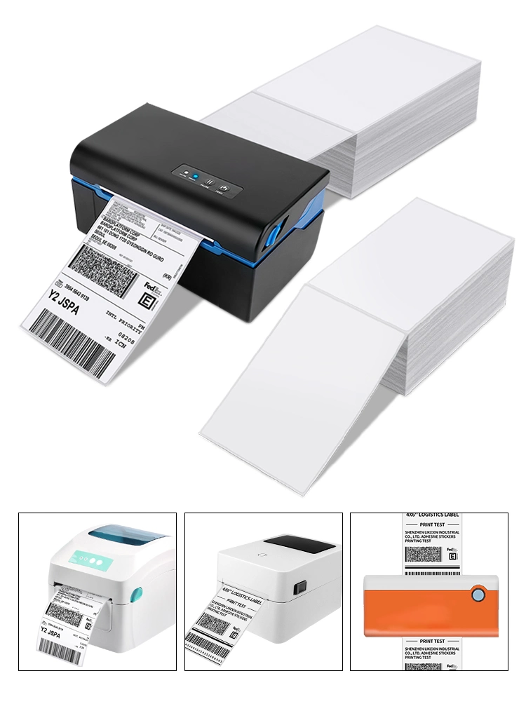 6X4 Thermal Transfer Label, Direct Thermal Paper Ck L2, Bar Code Printer and Label Printing Sticker