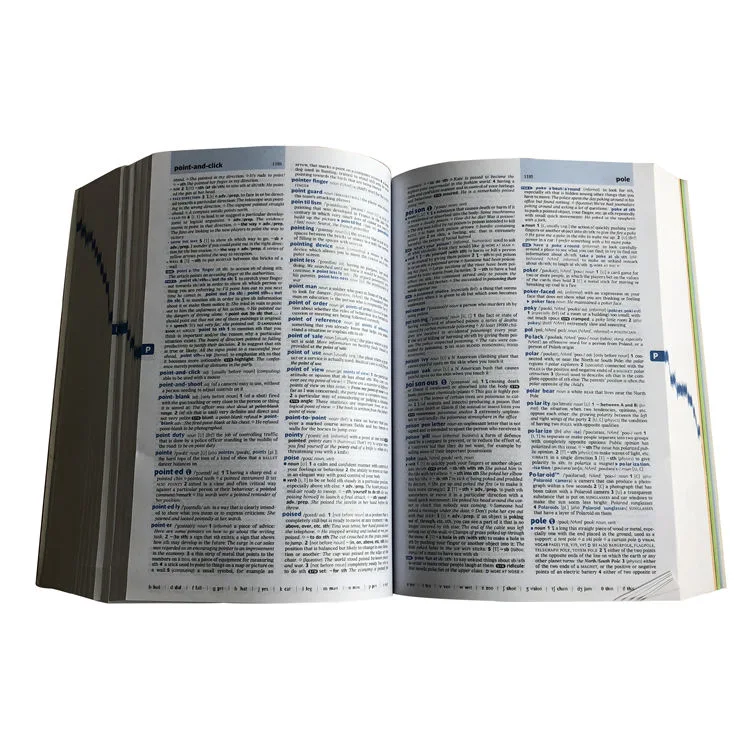 Customized Size Offset Paper School Student English Oxford Advanced Learner&prime;s Dictionary Printing